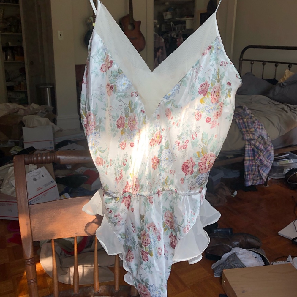 Vintage Gold Tag Victoria's Secret teddy lingerie